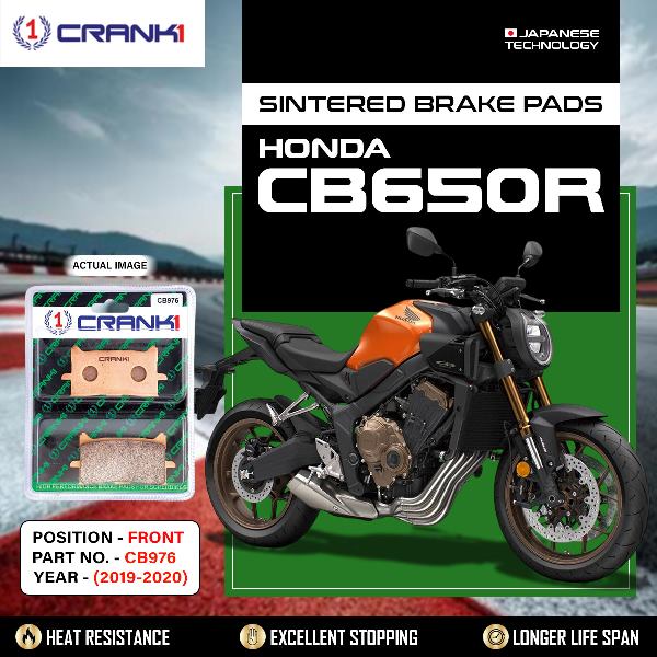 CRANK1 Brake Pads Front Honda CBR 650R 2019 -2020-CB976-2 Sets