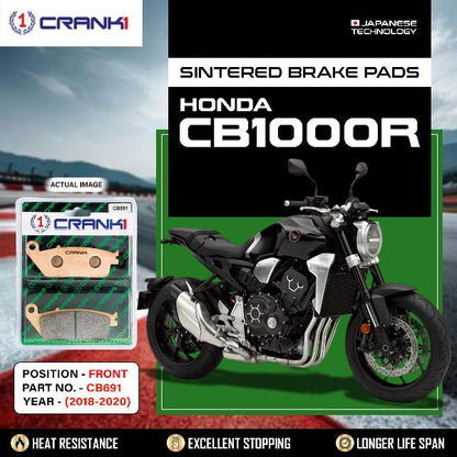 CRANK1 Brake Pads Front Honda CB 1000R 2018-2020-CB691
