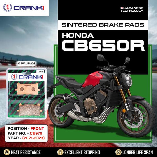 CRANK1 Brake Pads Front Honda CB 650 R (2021-2023)-CB976-2 Sets