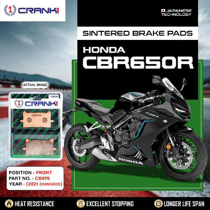 CRANK1 Brake Pads Front Honda CB 650 R (2021 onwards)-CB976-2 Sets