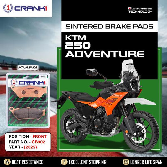 CRANK1 Brake Pads Front KTM 250 Adventure (2025)-CB902