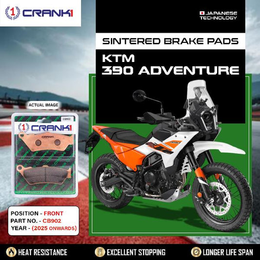 CRANK1 Brake Pads Front KTM 390 Adventure (2025 Onwards) -CB902