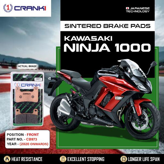 CRANK1 Brake Pads Front Kawasaki Ninja 1000-(2020 Onwards) -CB973-2 Sets