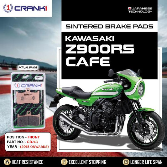 CRANK1 Brake Pads Front Kawasaki Z900RS Cafe (2018 Onwards)- CB743-2 Sets