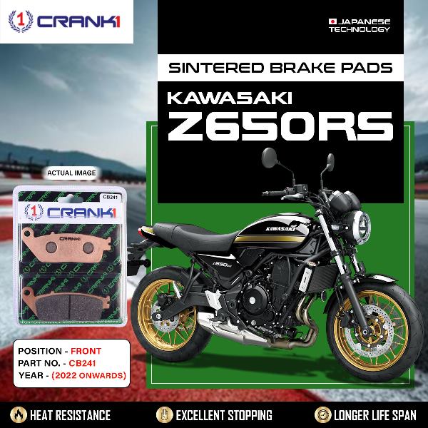 CRANK1 Brake Pads Front Kawasaki Z 650 RS (2022 Onwards) -CB241