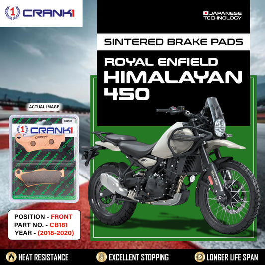 CRANK1 Brake Pads Front Royal Enfield Himalayan 2018-2020-CB181