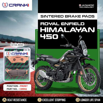 CRANK1 Brake Pads Front Royal Enfield Himalayan 450-CB902