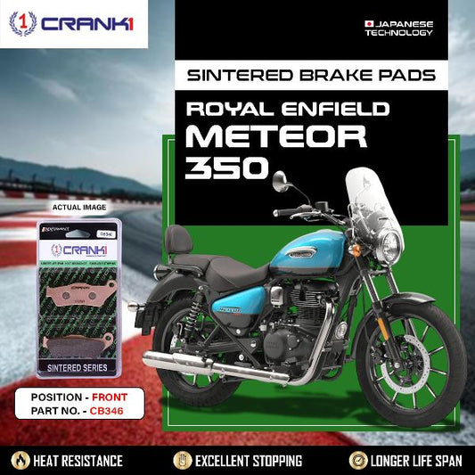 CRANK1 Brake Pads Front Royal Enfield Meteor 350 -CB346