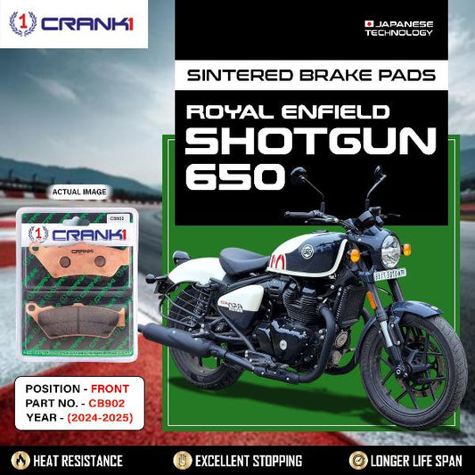 CRANK1 Brake Pads Front Royal Enfield Shotgun 650 (2024-2025)-CB902