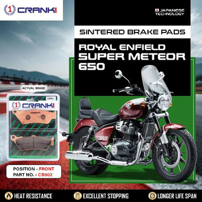 CRANK1 Brake Pads Front Royal Enfield Super Meteor 650-CB902