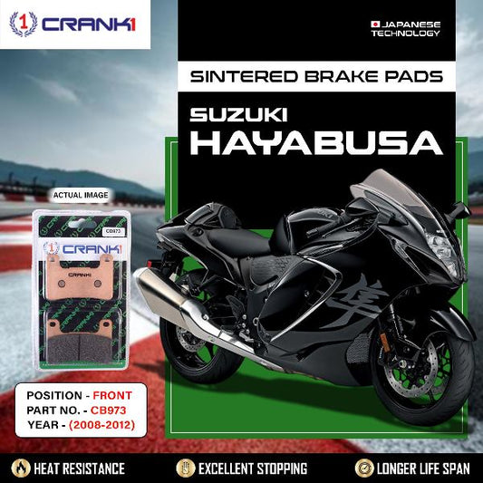 CRANK1 Brake Pads Front Suzuki Hayabusa (2008-2012) -CB973-2 Sets
