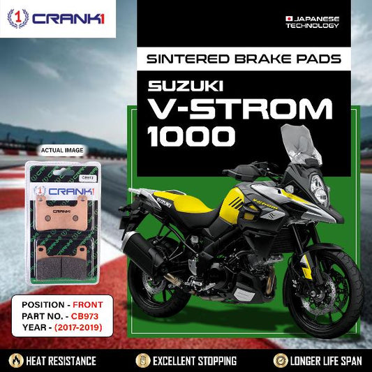 CRANK1 Brake Pads Front Suzuki V-Strom 1000 (2017-2019)-CB973-2 Sets