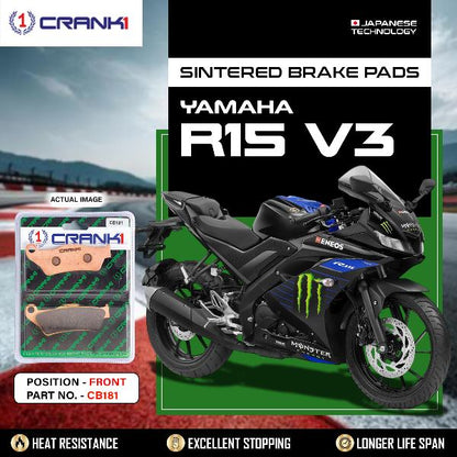 CRANK1 Brake Pads Front Yamaha R15 V3-CB181