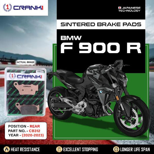 CRANK1 Brake Pads Rear BMW F900 R 2020-2023-CB312