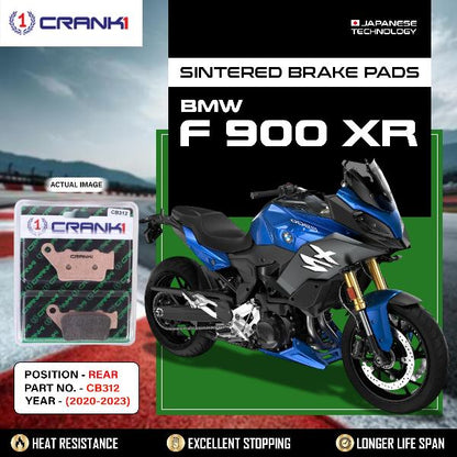 CRANK1 Brake Pads Rear BMW F900 XR 2020-2023-CB312