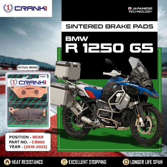 CRANK1 Brake Pads Rear BMW R1250 GS 2019-2023-CB902