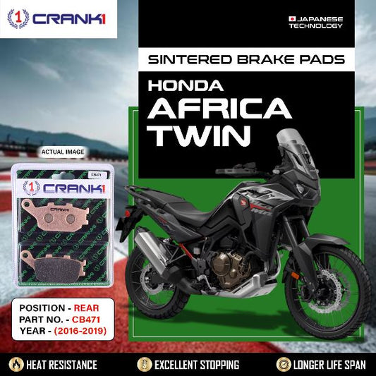 CRANK1 Brake Pads Rear Honda Africa Twin (2016-2019)-CB471