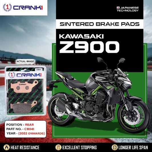 CRANK1 Brake Pads Rear Kawasaki Z900 (2022 Onwards) -CB041
