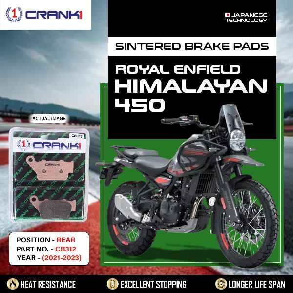 CRANK1 Brake Pads Rear Royal Enfield Himalayan 450 -CB312