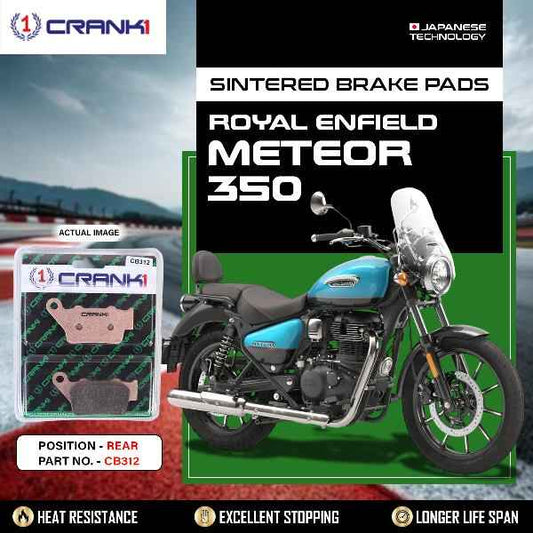 CRANK1 Brake Pads Rear Royal Enfield Scram 440 -CB312