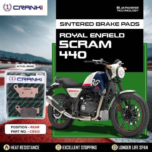 CRANK1 Brake Pads Rear For Jawa Perak -CB312