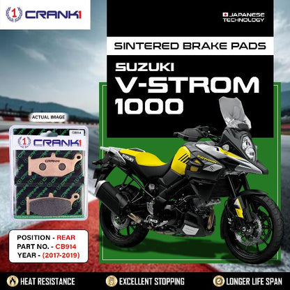 CRANK1 Brake Pads Rear Suzuki V-Strom 1000 (2017-2019) -CB914