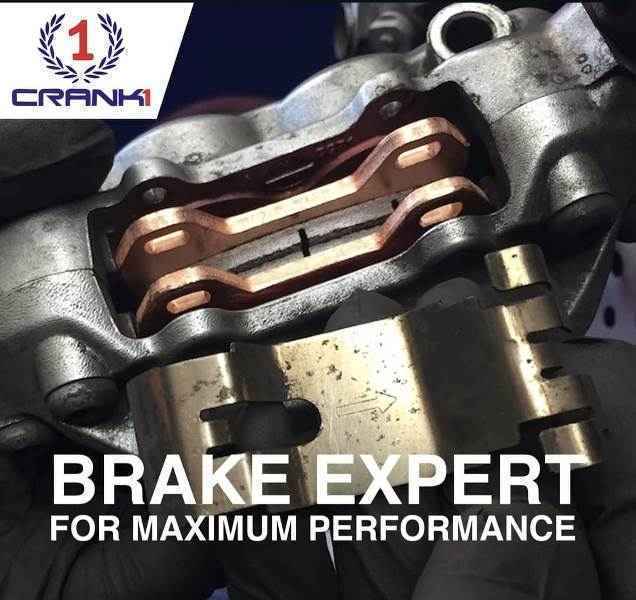 Crank 1 Sintered Brake Pads For Honda CB1000R (2013) - Rear - CB274
