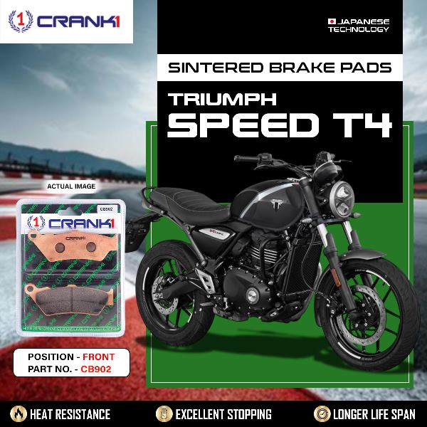 CRANK1 Brake Pads Triumph Speed T4-Front-CB902