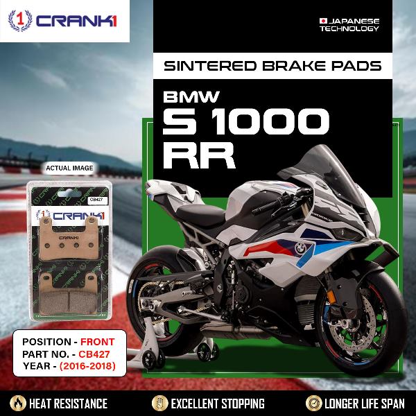 CRANK1 Brake pads Front BMW S1000 RR 2016-2018-CB427