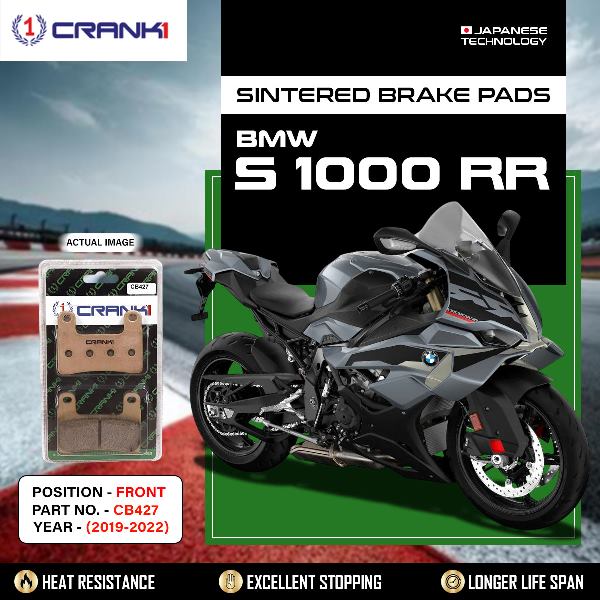 CRANK1 Brake pads Front BMW S1000 RR 2019-2022-CB427-2 Sets