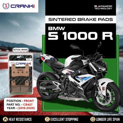CRANK1 Brake pads Front BMW S1000 R 2018-2020-CB427-2 sets