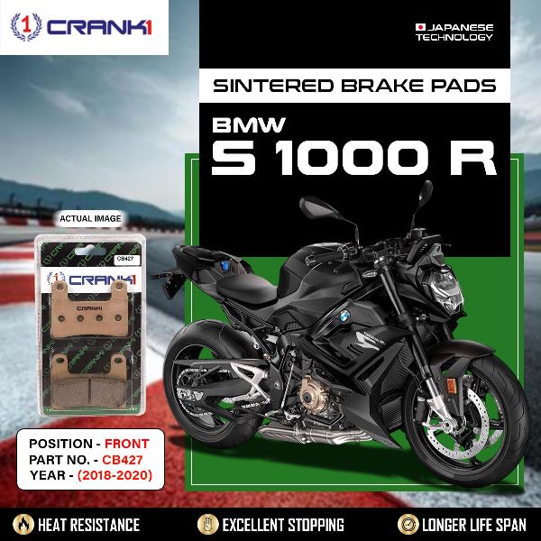 CRANK1 Brake pads Front BMW S1000 R 2018-2020-CB427