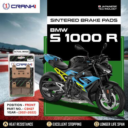 CRANK1 Brake pads Front BMW S1000 R 2021-2022-CB427-2 Sets