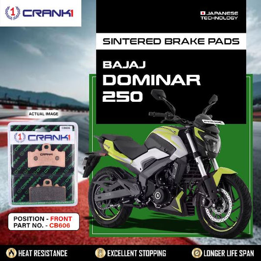 CRANK1 Brake pads Front For Bajaj Dominar 250-CB606