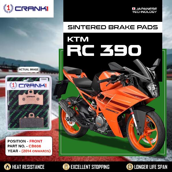 CRANK1 Brake pads Front KTM RC 390 – 2014 Onwards-CB606