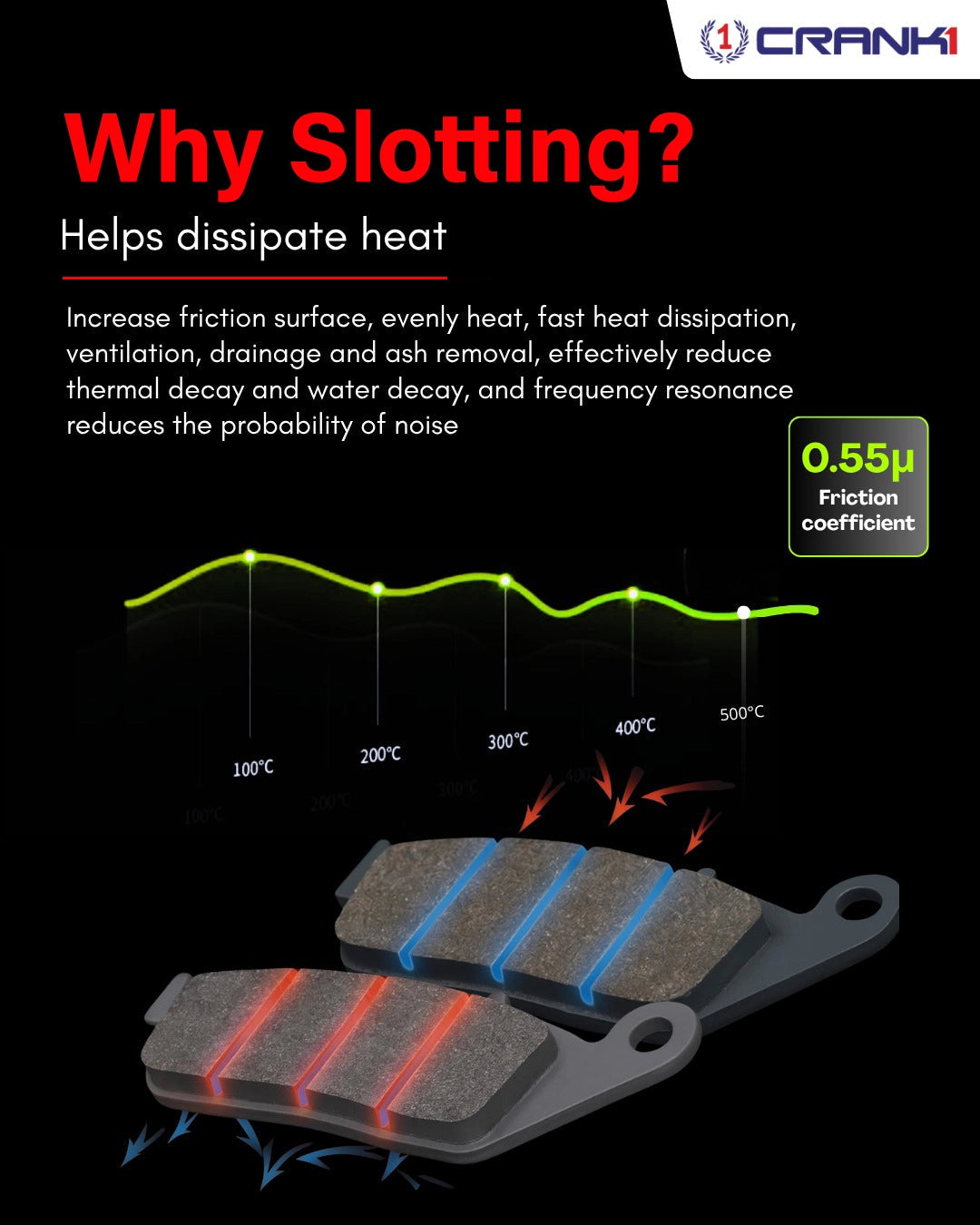 CRANK1 Carbon Brake Pads For Ducati Streetfighter V4 2020-2022- Rear - CFB662