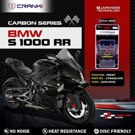 CRANK1 Carbon Brake Pads Front BMW S1000 RR 2016-2018 - CFB4064 2 Sets(required)