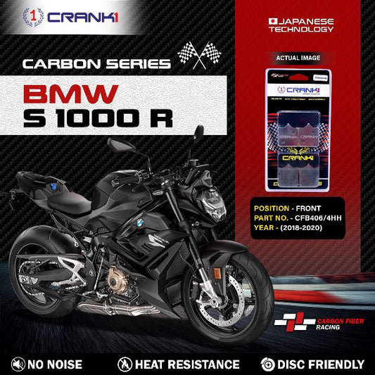 CRANK1 Carbon Brake Pads Front BMW S1000 R 2018-2020 - CFB4064 2 Sets(required)