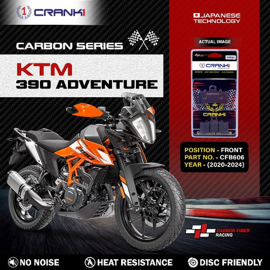 CRANK1 Carbon Brake Pads Front KTM 390 Adventure (2020-2024)- CFB606