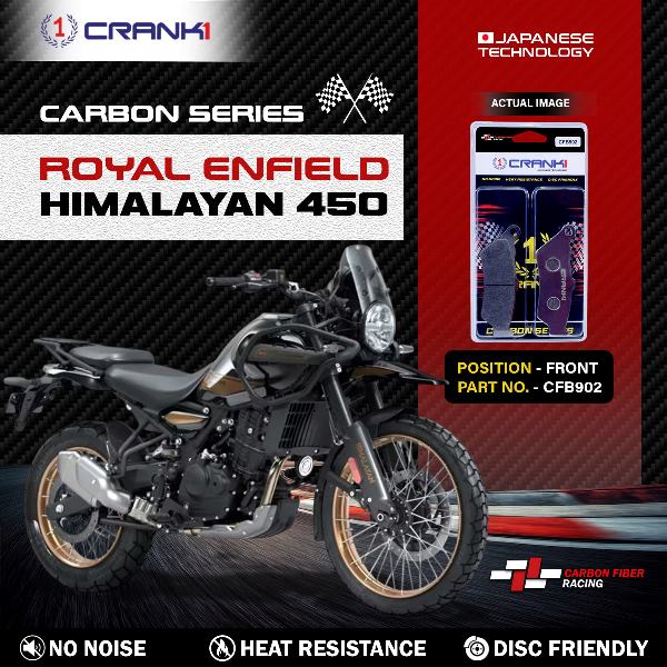 CRANK1 Carbon Brake Pads Front RE Himalayan 450 – (CFB902)
