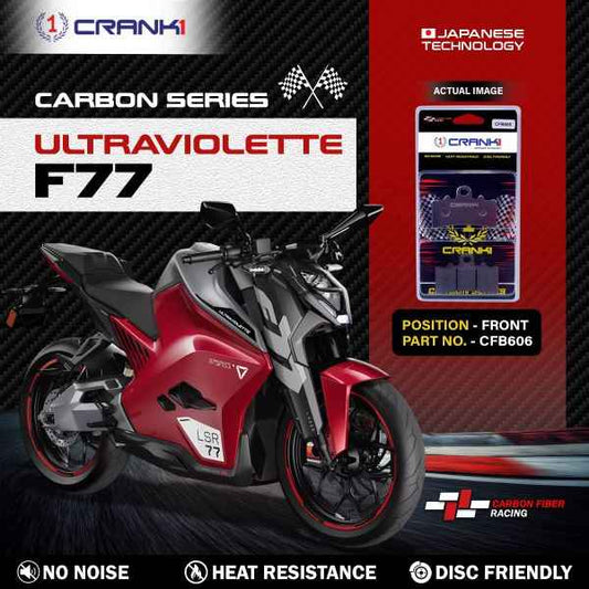 CRANK1 Carbon Brake Pads Front Ultraviolette F77 - CFB606