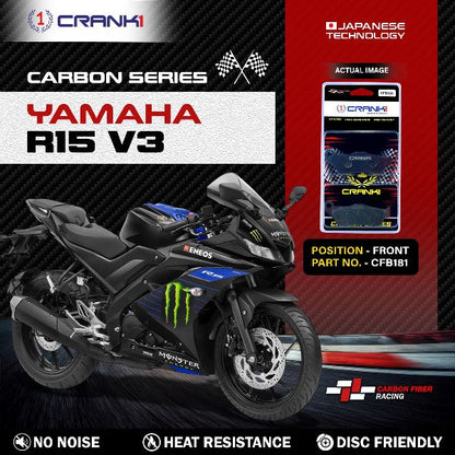 CRANK1 Carbon Brake Pads Front Yamaha R15 V3 - CFB181
