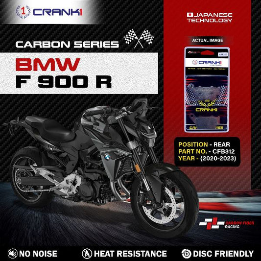 CRANK1 Carbon Brake Pads Rear BMW F900 R (2020-2023) - CFB312