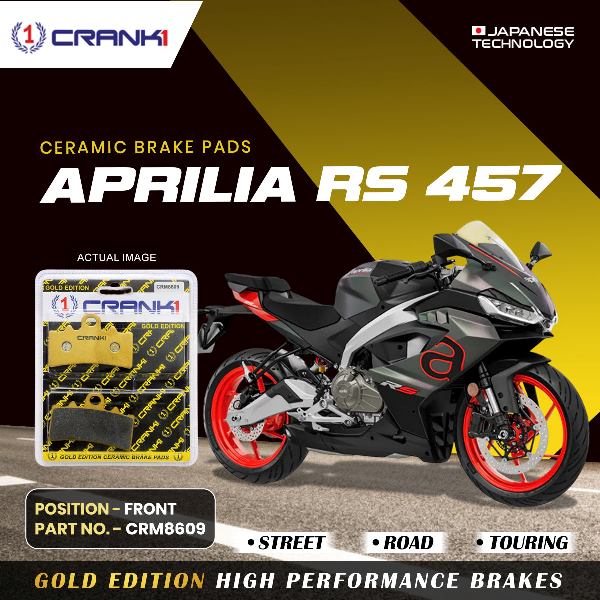 CRANK1 Ceramic Brake Pad For Front Aprilia RS 457 -CRM8609