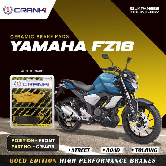 CRANK1 Ceramic Brake Pad for Front Yamaha FZ16-CRM479
