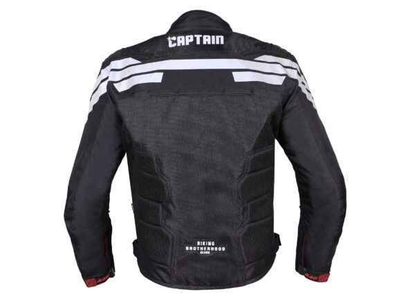Captain America Riding Jacket Black - Biking Brotherhood