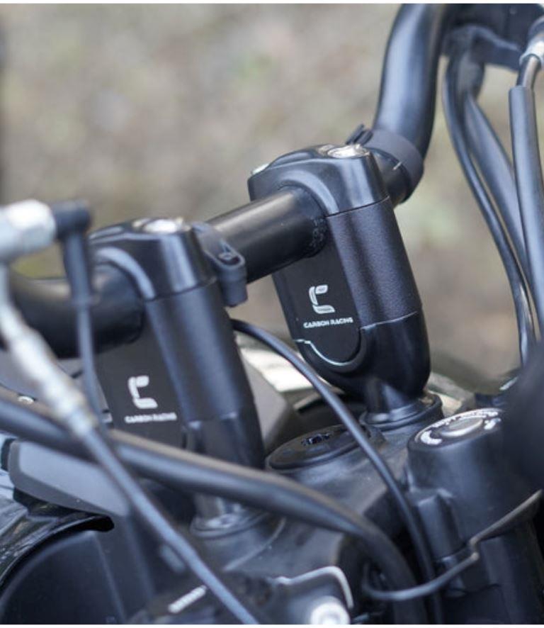 Carbon Racing 2 Inch Handlebar Risers for Himalayan 450