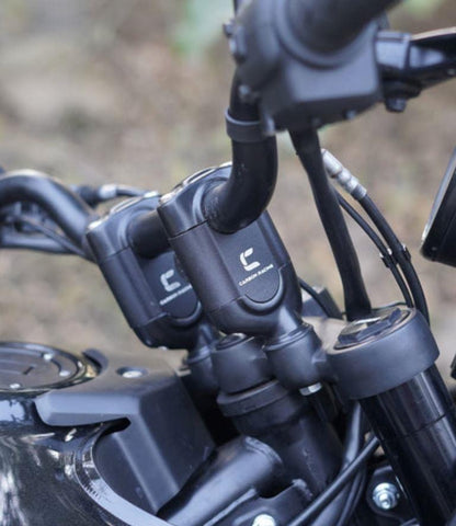 Carbon Racing 2 Inch Handlebar Risers for Himalayan 450