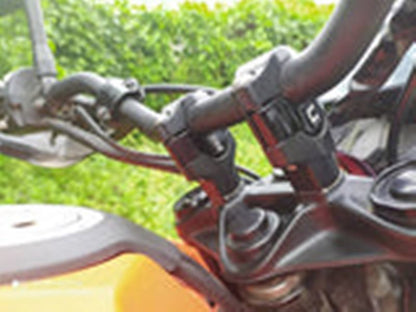 Carbon Racing-22mm Straight Handlebar Risers For KTM 390 Adventure