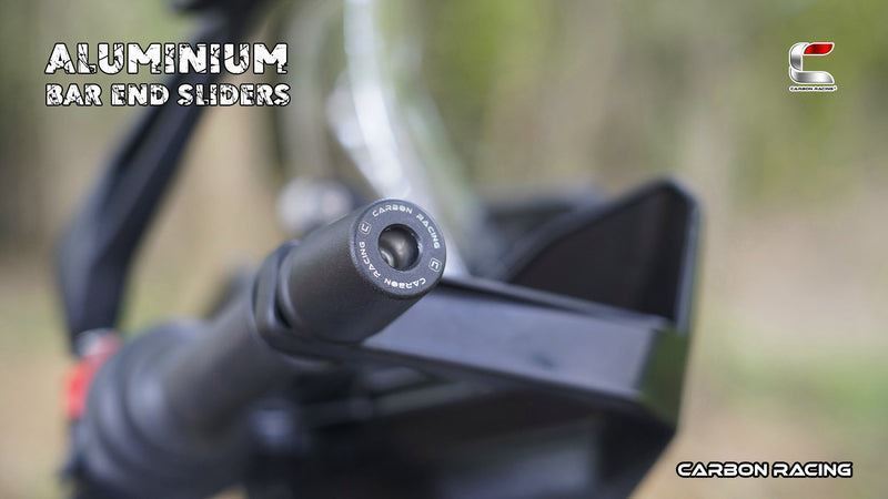 Carbon Racing-Aluminium Bar End Sliders For KTM Adventure 390/250/X (2025)